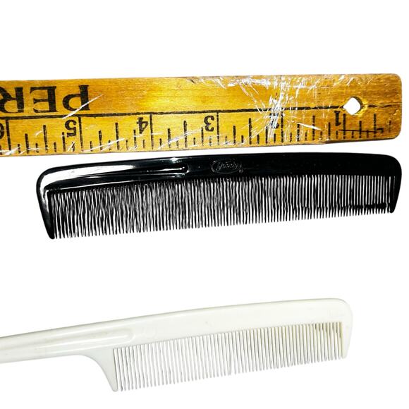 Vintage Goody's "unbreakable combs" set 3 combs in pack made in USA - Picture 4 of 9